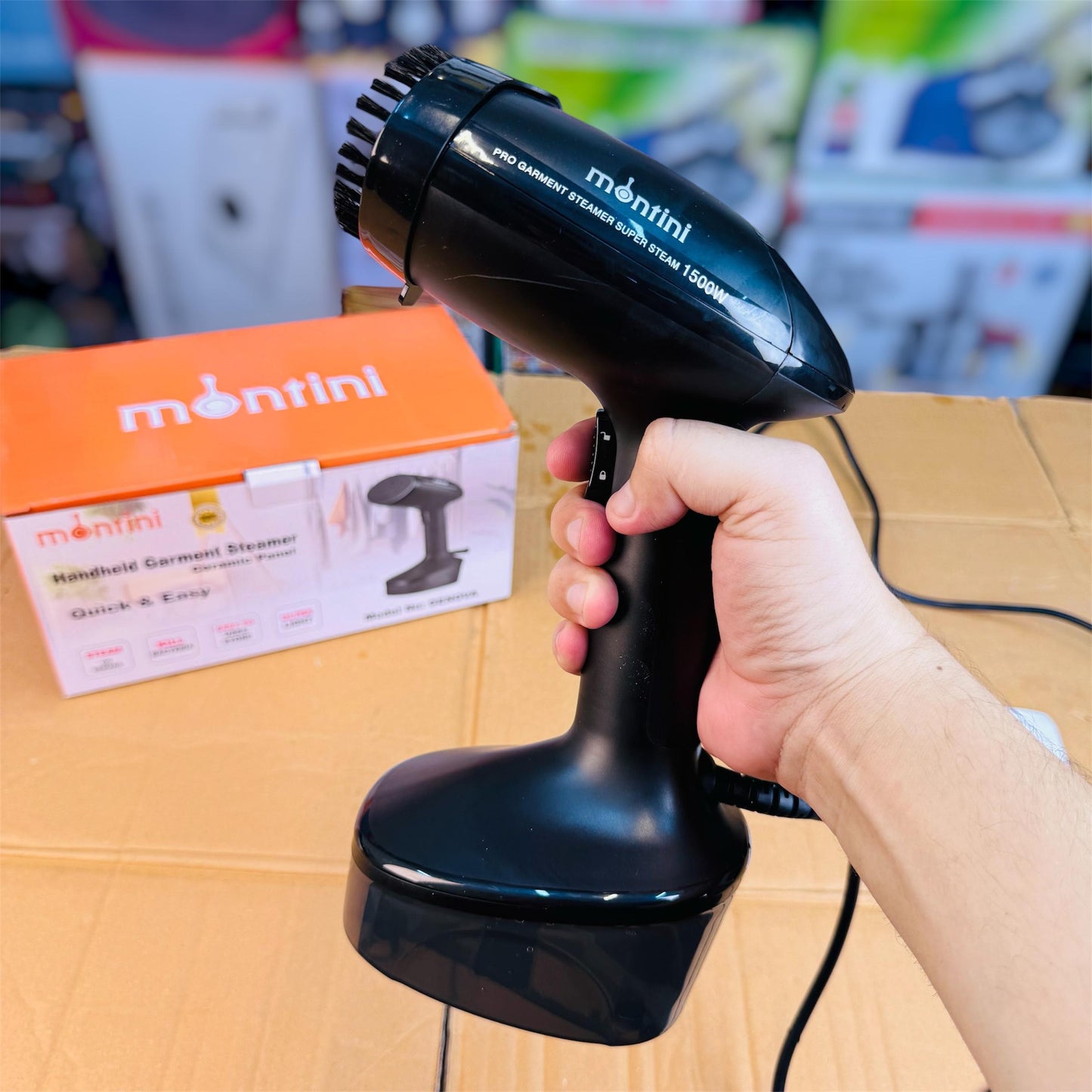 Monitini Handheld Garment Steamer M-Genova – Portable Fabric Steamer