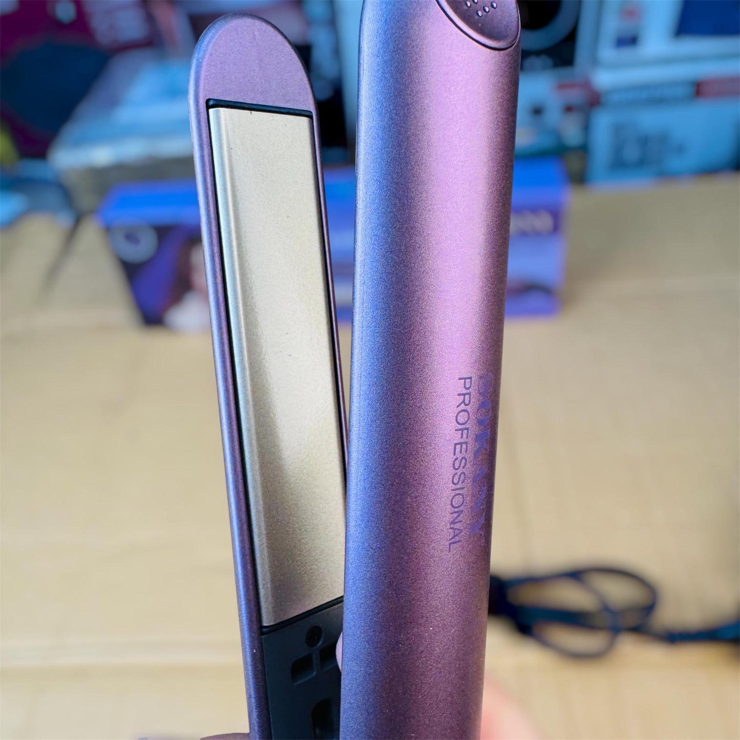 Sokany Hair Straightener SK-15076 – Ceramic Plate Styling Iron