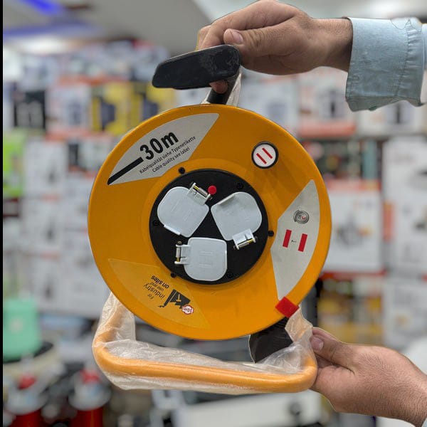 Industrial Heavy Duty Cable Extension Reel – Retractable Power Cord Reel