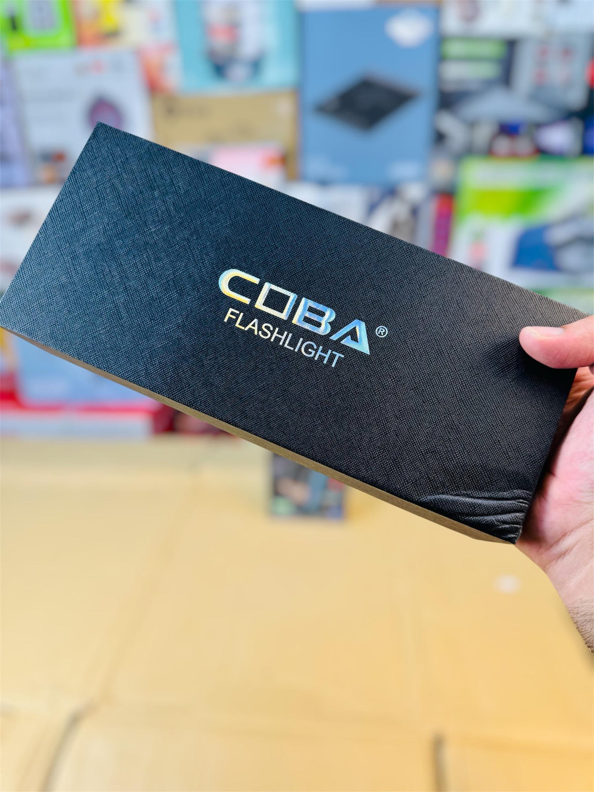 COBA Aluminum Alloy Strong Flashlight – Durable High-Power LED Torch