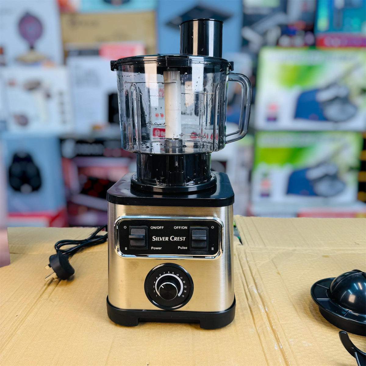 Silver crest 8-in-1 Multi-Purpose Juicer – Electric Fruit & Vegetable Juicer