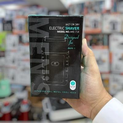 Wet & Dry Titanium Foil Rechargeable Shaver – Washable Electric Shaver