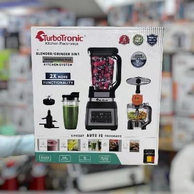 TurboTronic Belgium Blender / Food Factory – Heavy-Duty Multi-Function Blender