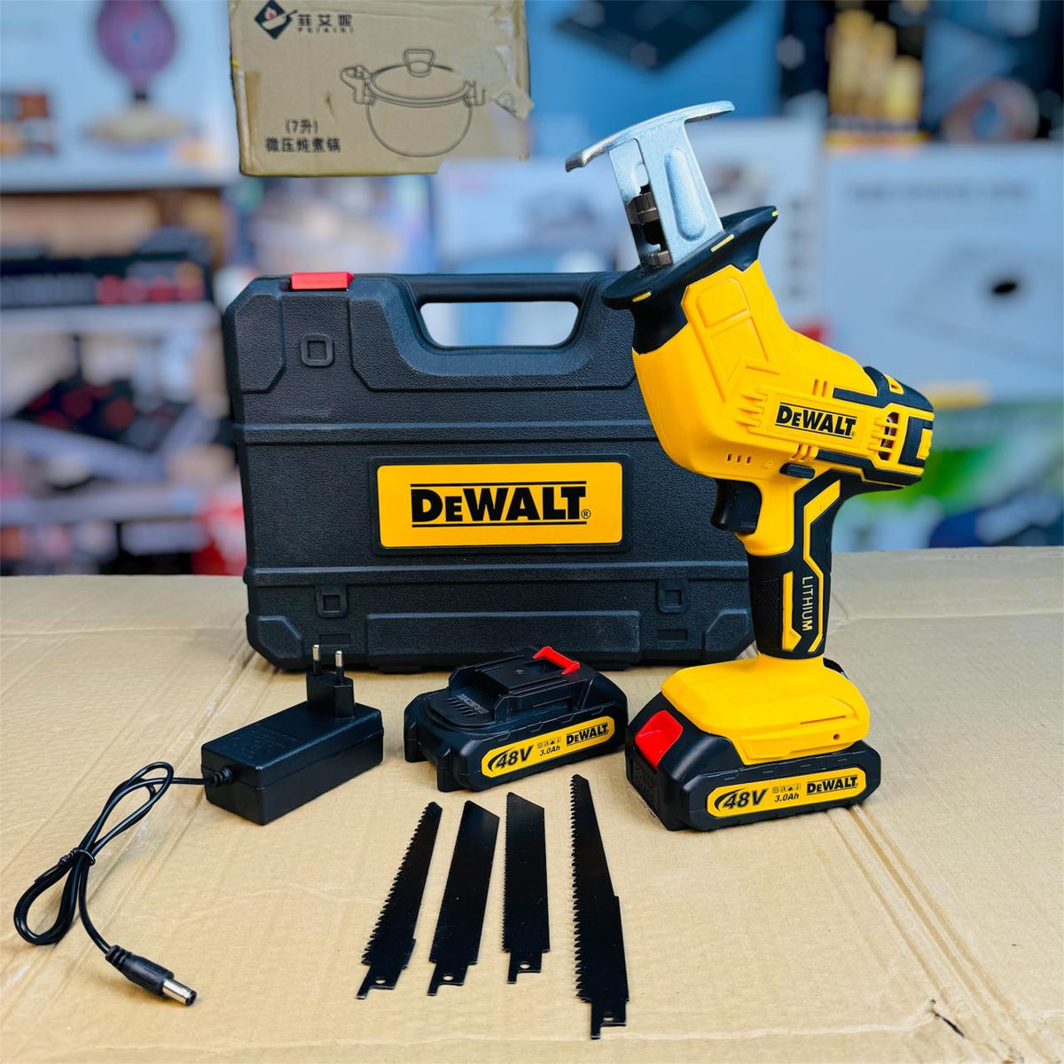 DeWalt Sawzall Cordless Reciprocating Saw with 2 Batteries