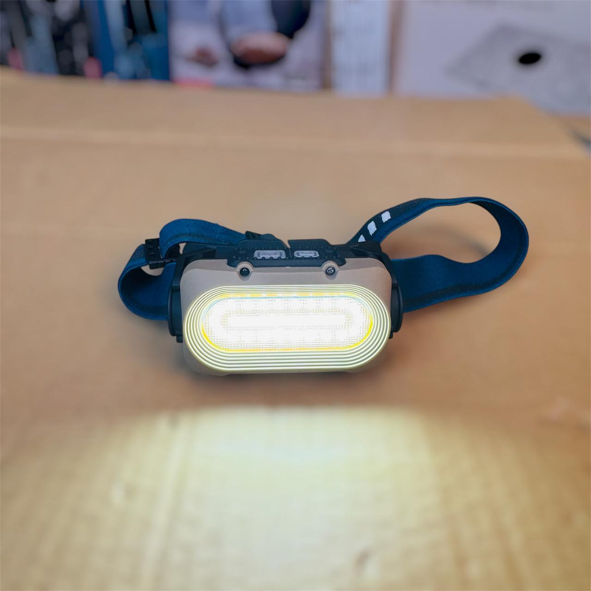 Rechargeable Head Torch – Hands-Free LED Headlamp for Camping & Night Use
