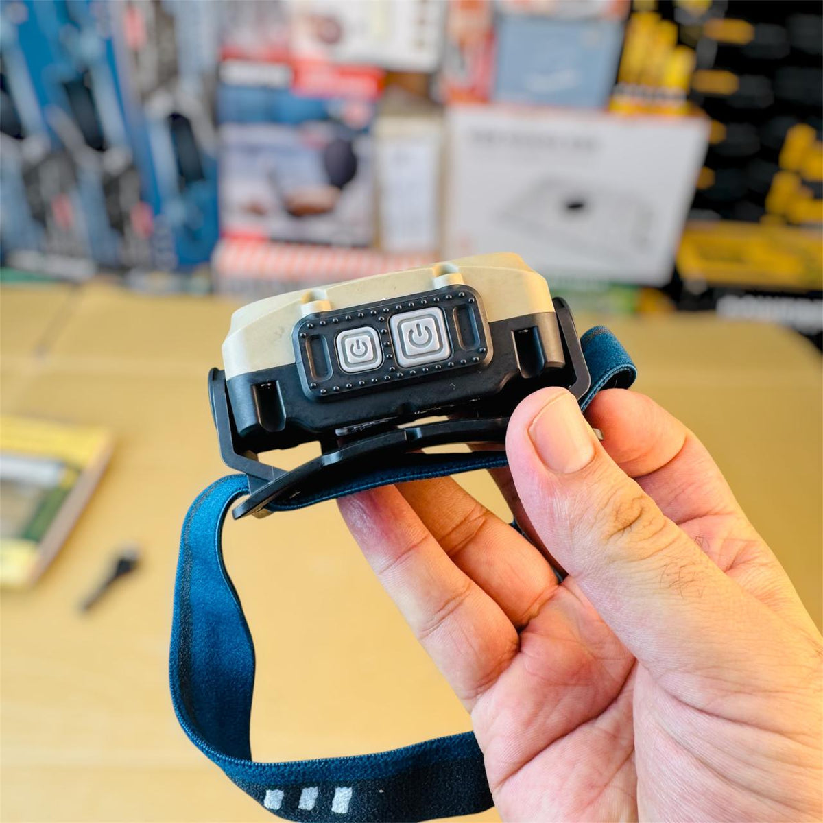 Rechargeable Head Torch – Hands-Free LED Headlamp for Camping & Night Use