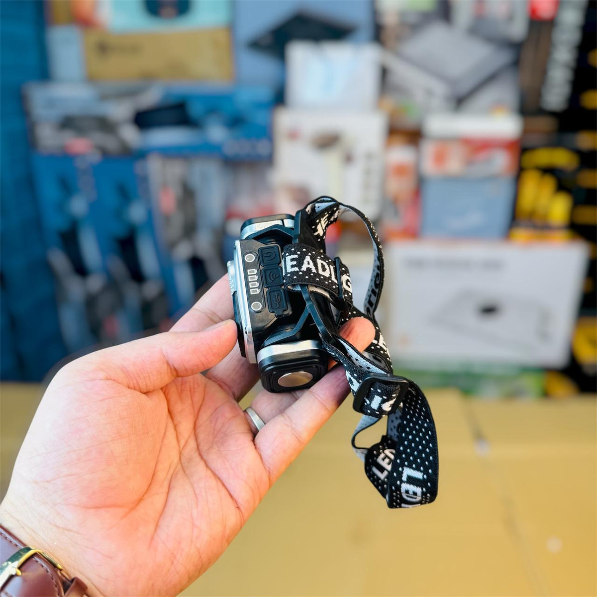 Rechargeable Head Torch HX-T60S – Lightweight LED Headlamp