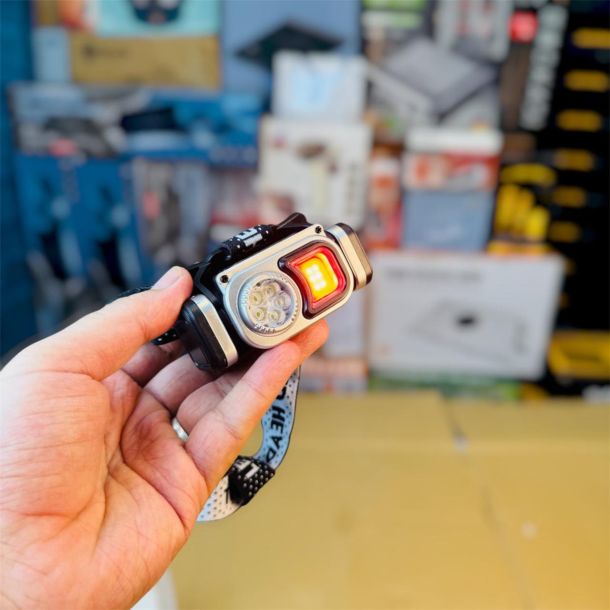 Rechargeable Head Torch HX-T60S – Lightweight LED Headlamp