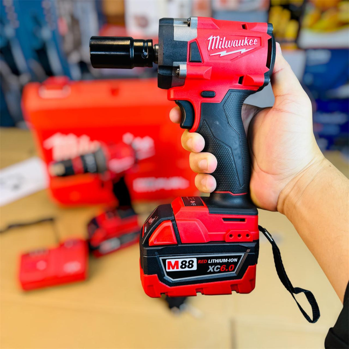 Milwaukee 2-in-1 Drill & Impact Wrench – Cordless Power Drill Driver