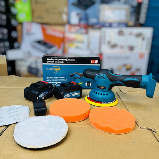Rechargeable Motor Waxing & Polishing Machine-2 battery