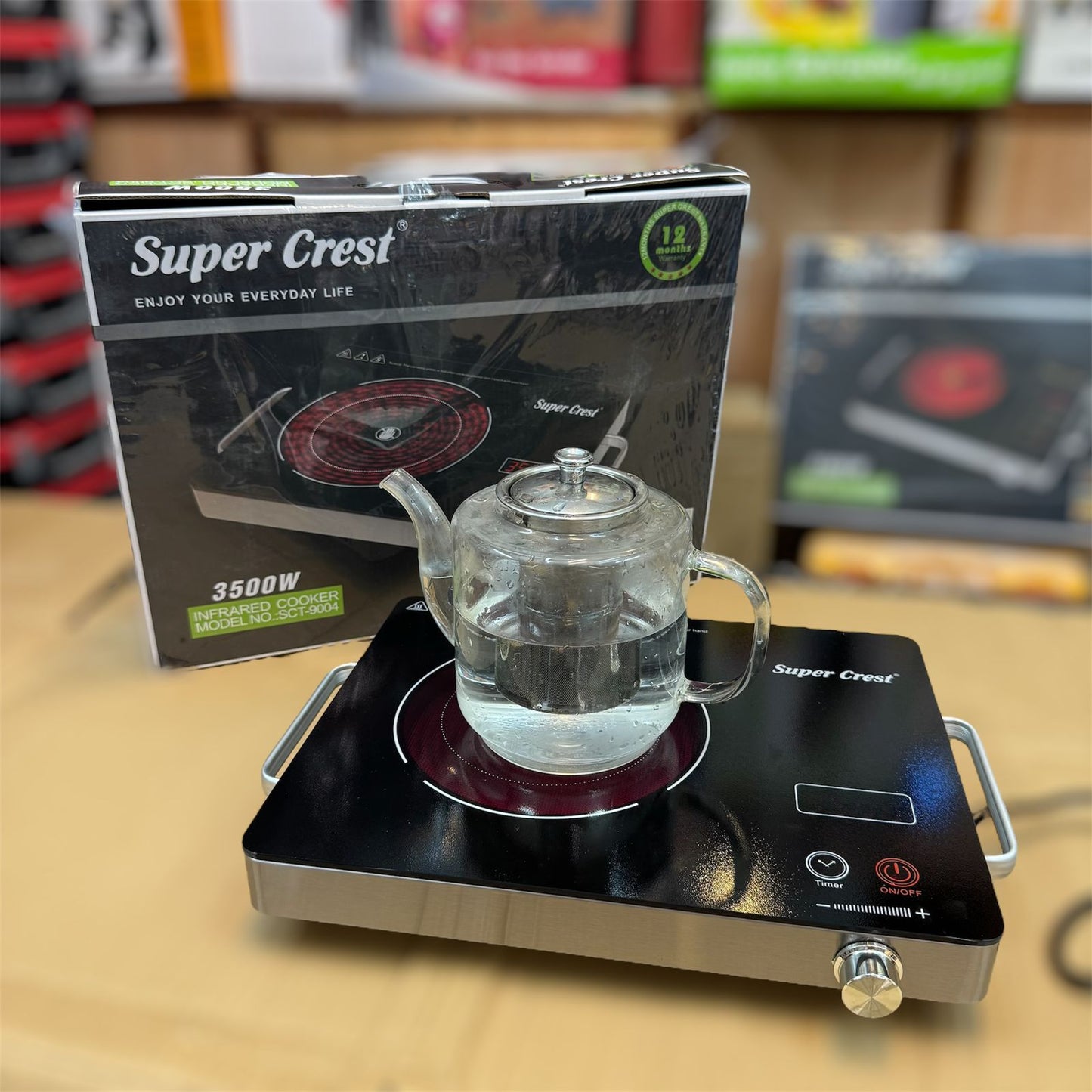 Germany lot super crest universal hot plate SCT-9004 (infrared cooker