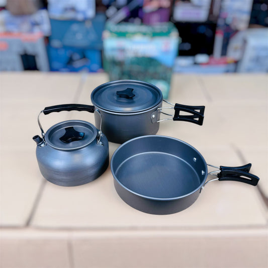 camping 3 pcs cooking set