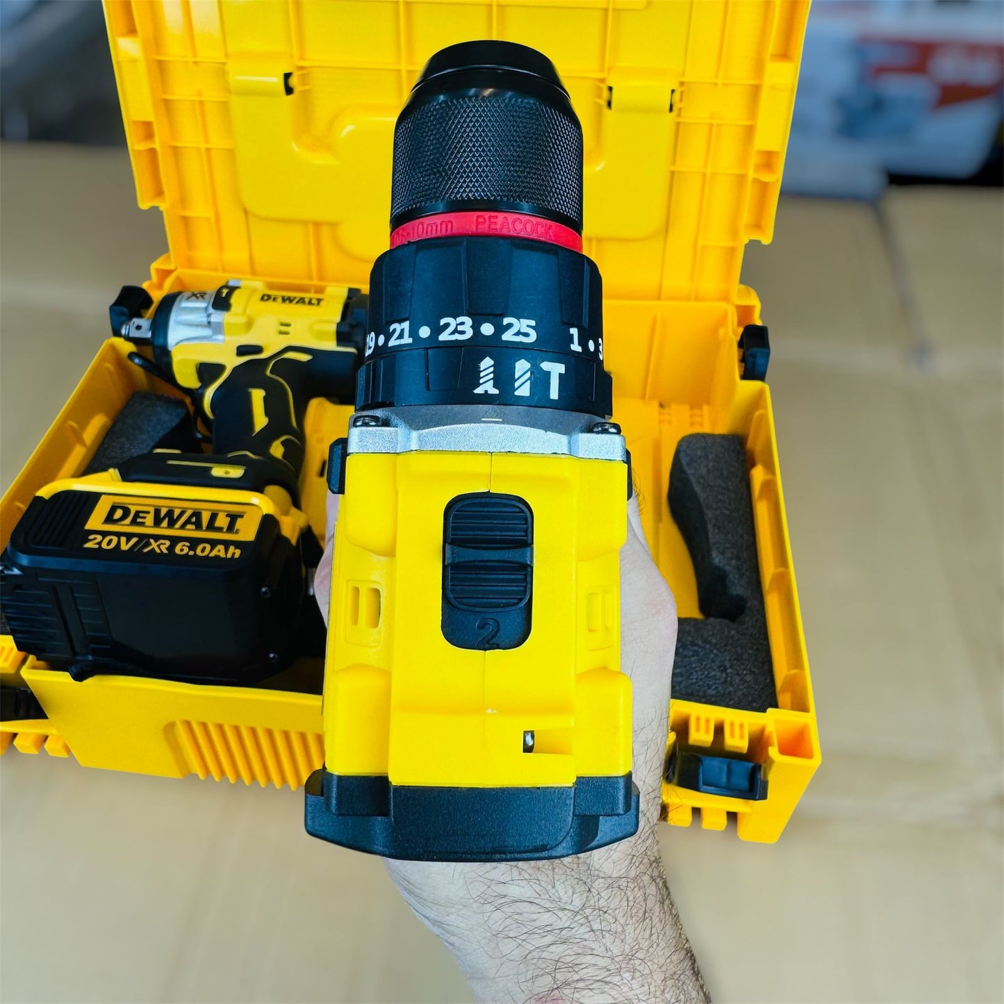 2 in 1 drill & impact with tools set (DeWalt 20V)