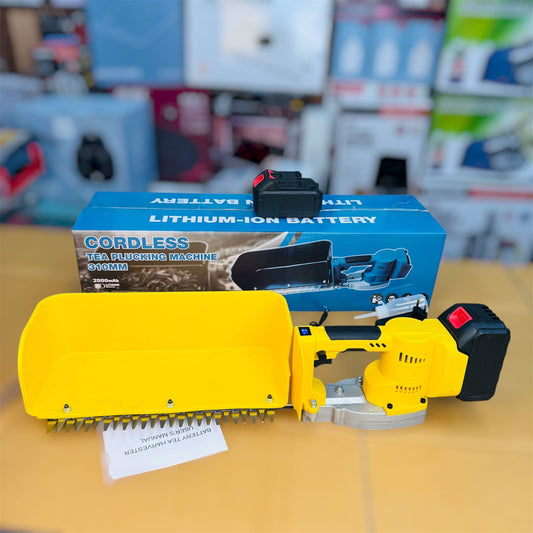 Cordless Tea Plucking Machine & Hedge Trimmer 310mm – Battery Powered Garden Trimmer grass cutting machine