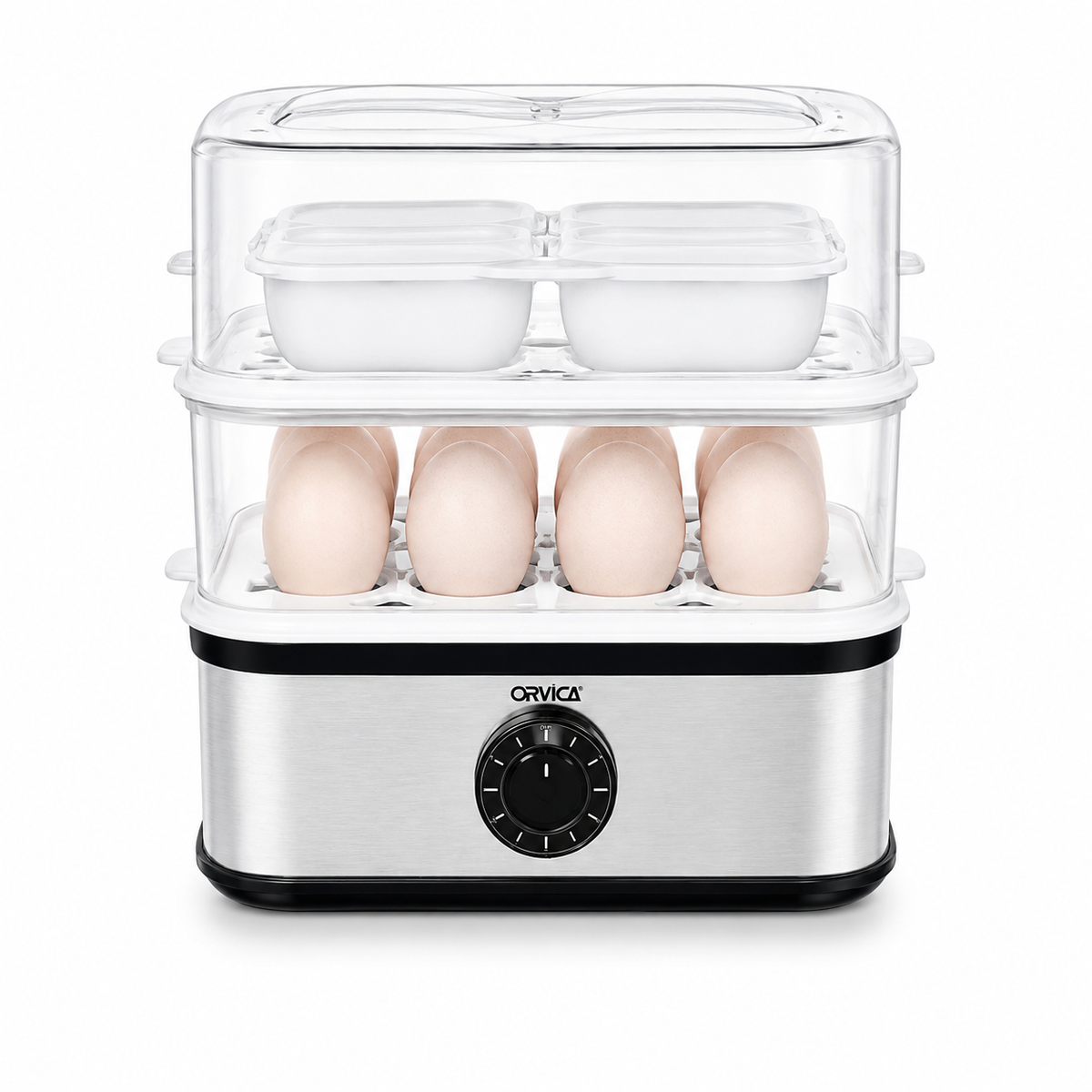 Orvica 16pc Egg Boiler ORM-913 Electric Egg Cooker