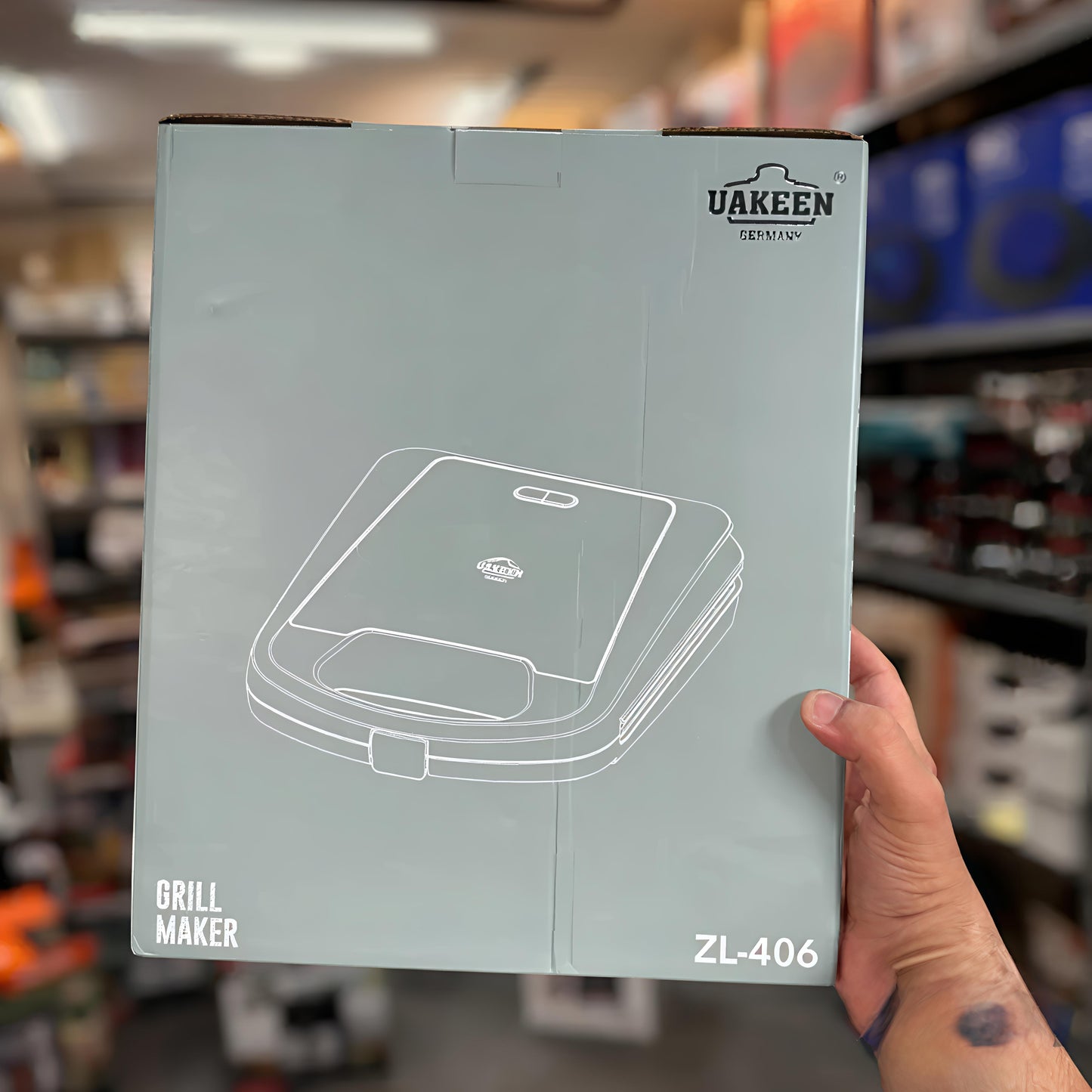 Uakeen Electric Grill Maker  German Lot