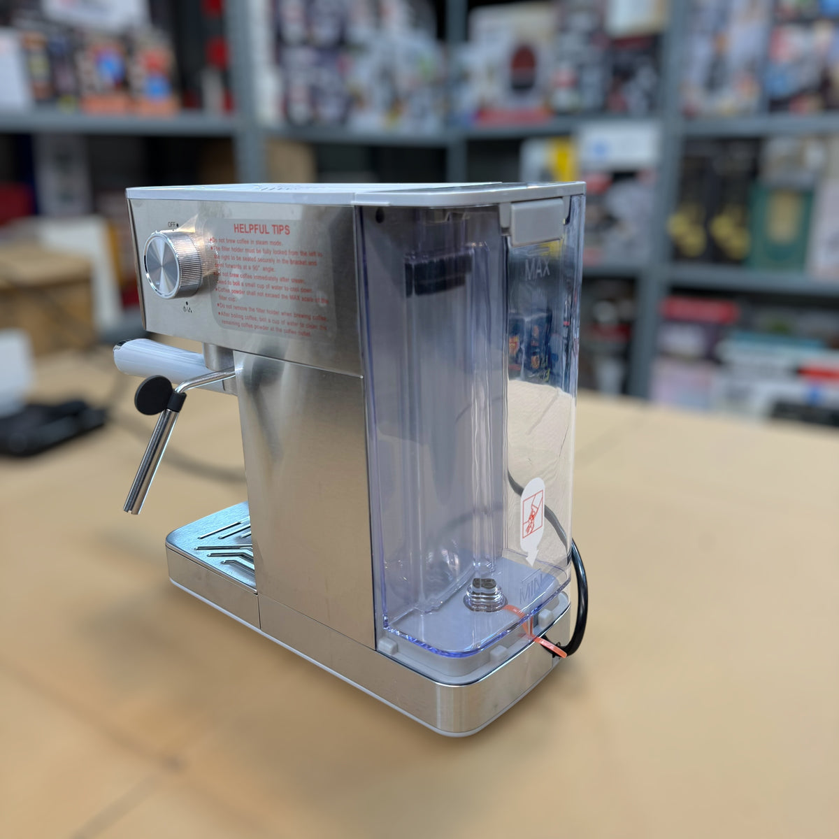 GEEPAS 1450W Espresso & cappuccino Coffee Machine-1415