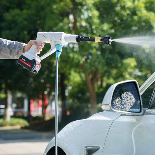 Geepas rechargeable solar & car washer GCW19042