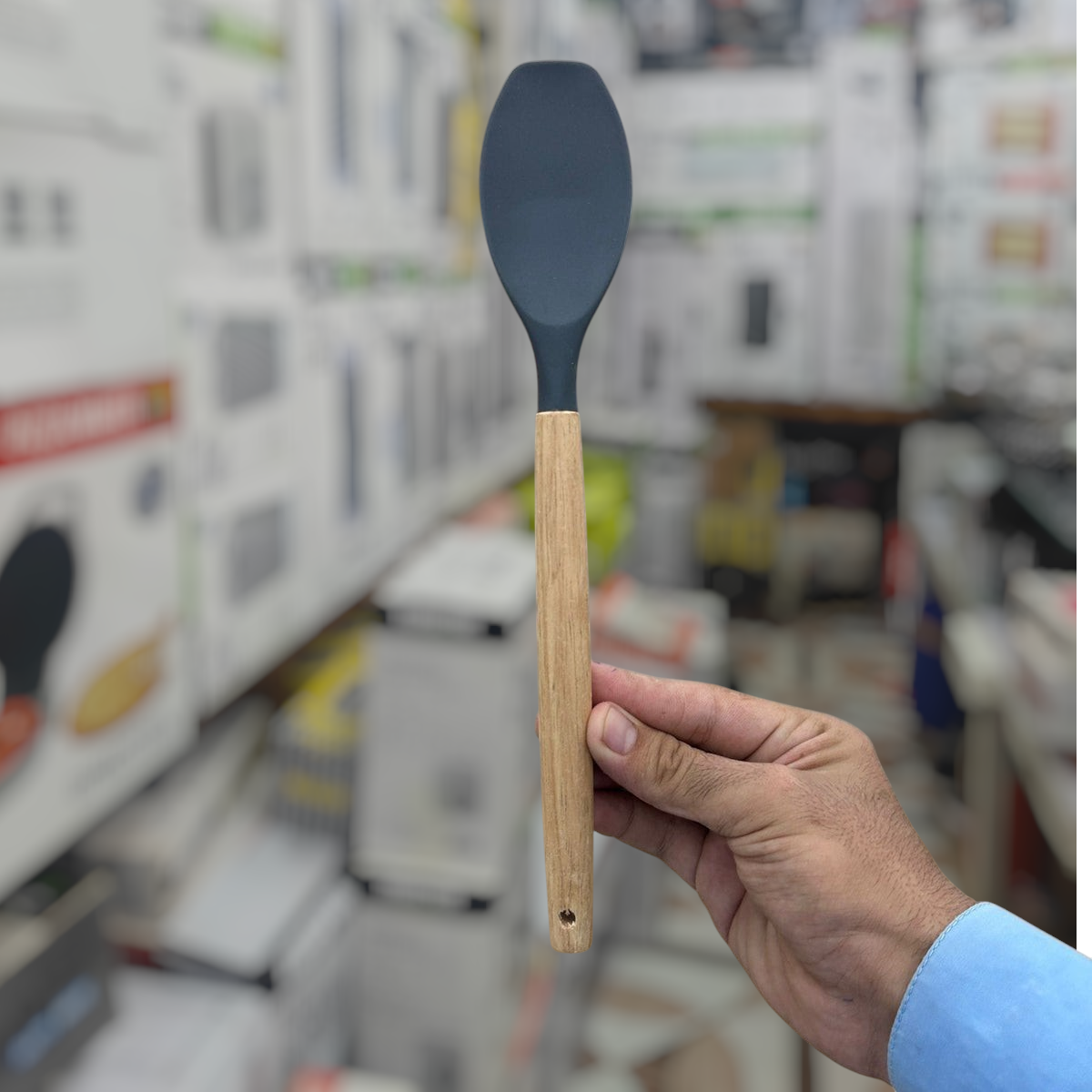 Uakeen 12pcs Silicone Kitchen Spoon Set VK-76