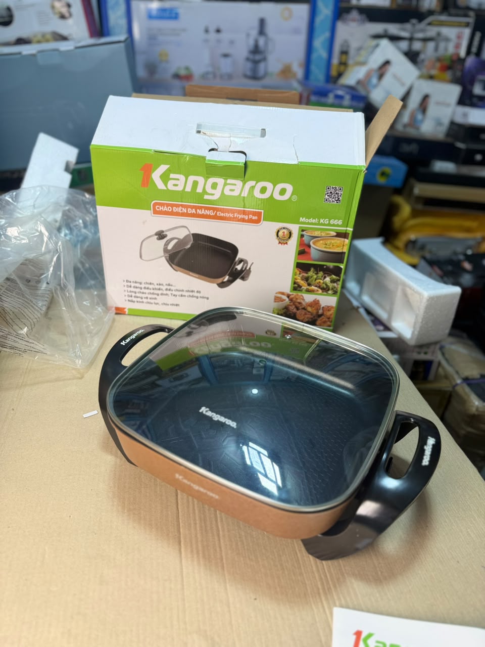 Kangaroo Electric Frypan kg-666