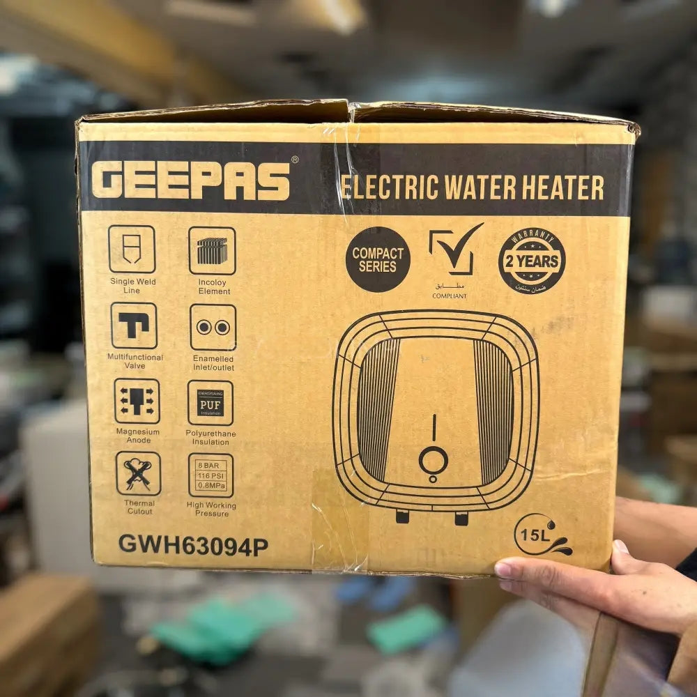 Geepas electric water geyser