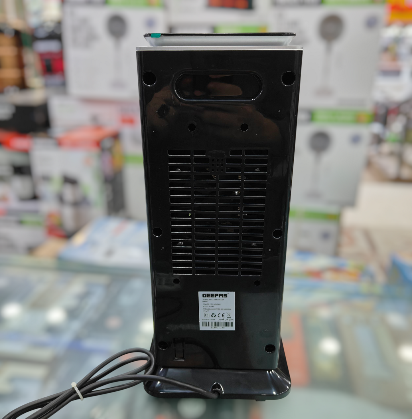 Geepas PTC touch remote ceramic fan heater GRH 28572