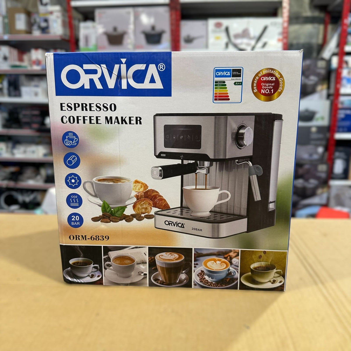 Orvica Espresso Coffee Maker ORM 6839