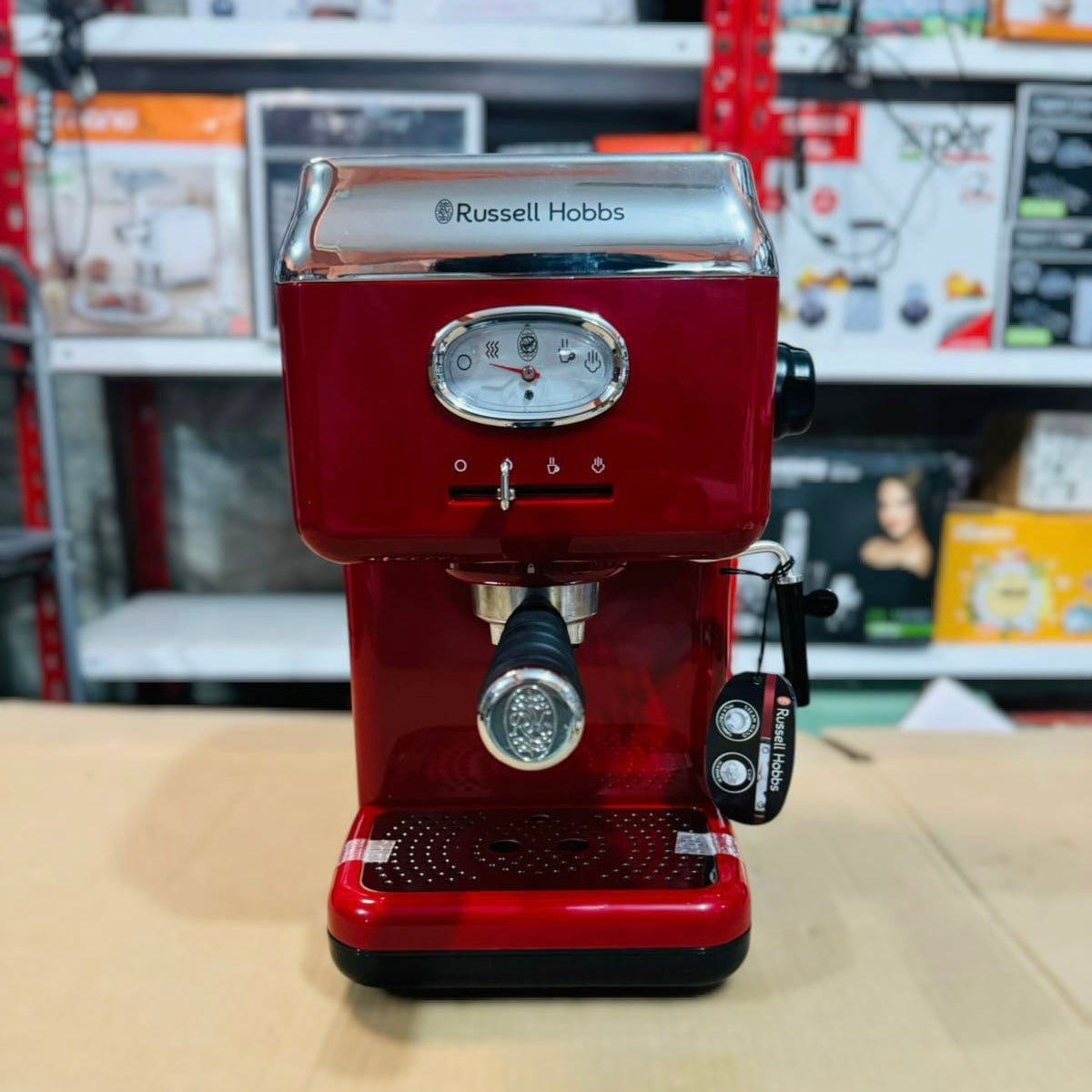 Russell Hobbs Retro Espresso Coffee Machine 28250-56