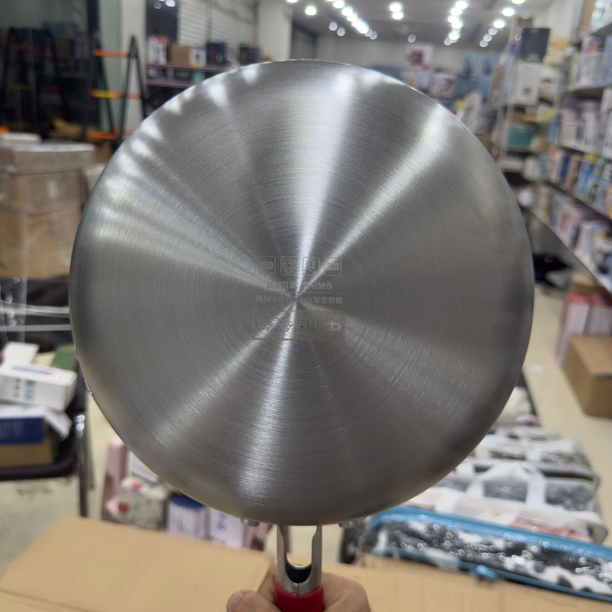 Red Dot Laser Coated Honeycomb Frypan 26cm