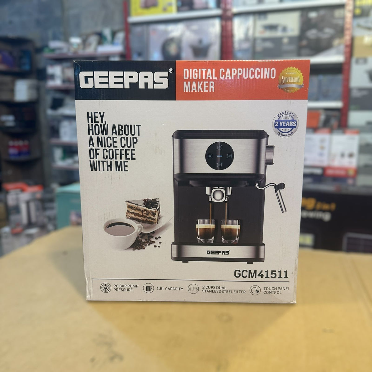Geepas Digital Coffee Maker 41511