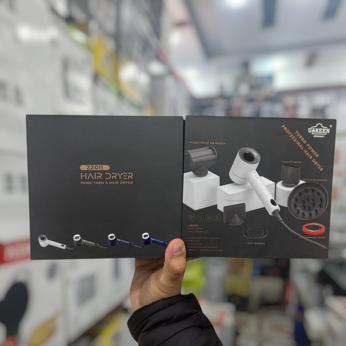 Uakeen Leafless Super Hair Dryer Kit Set ZZ-011