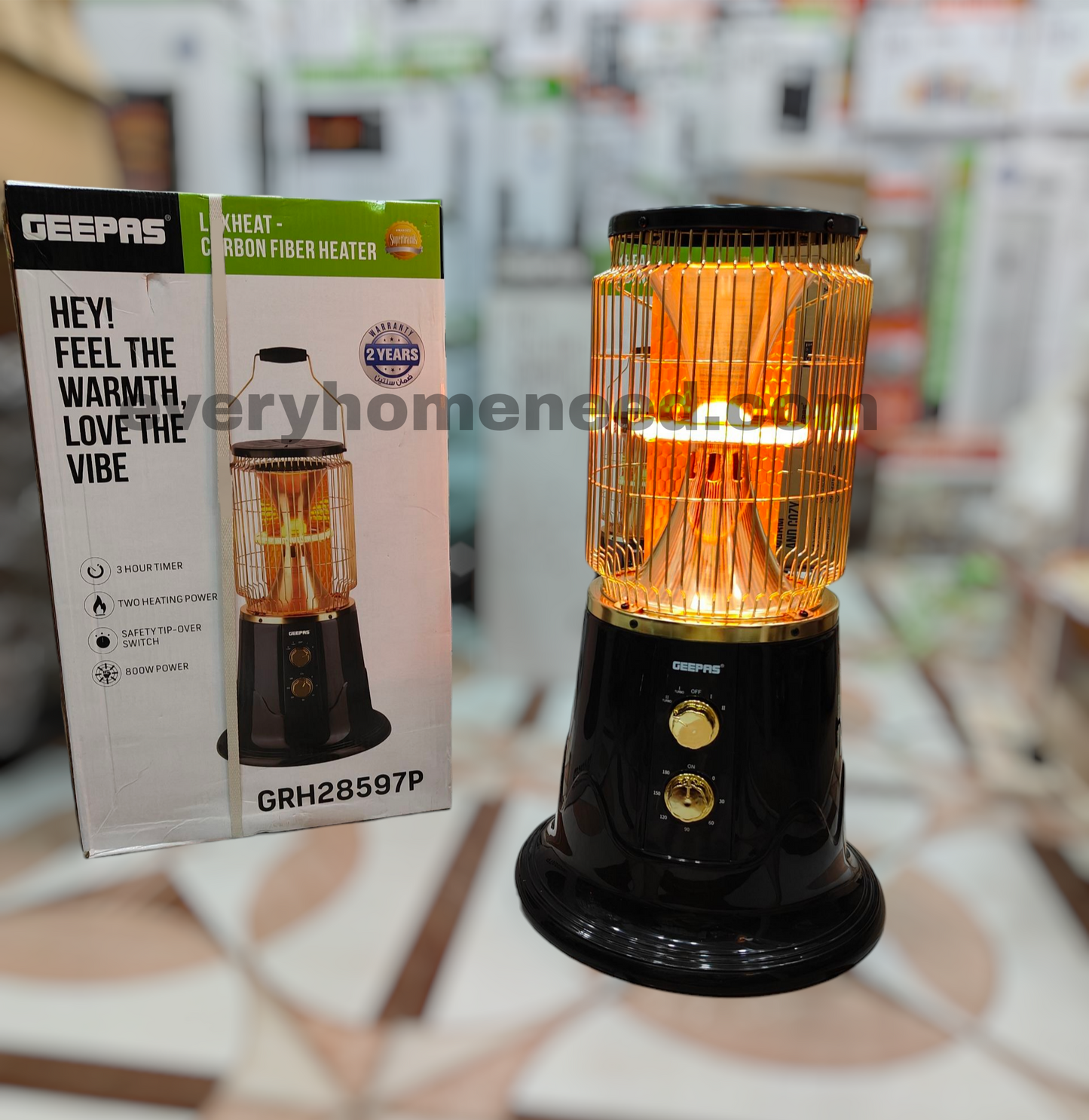 GEEPAS Corban fiber turbo heater