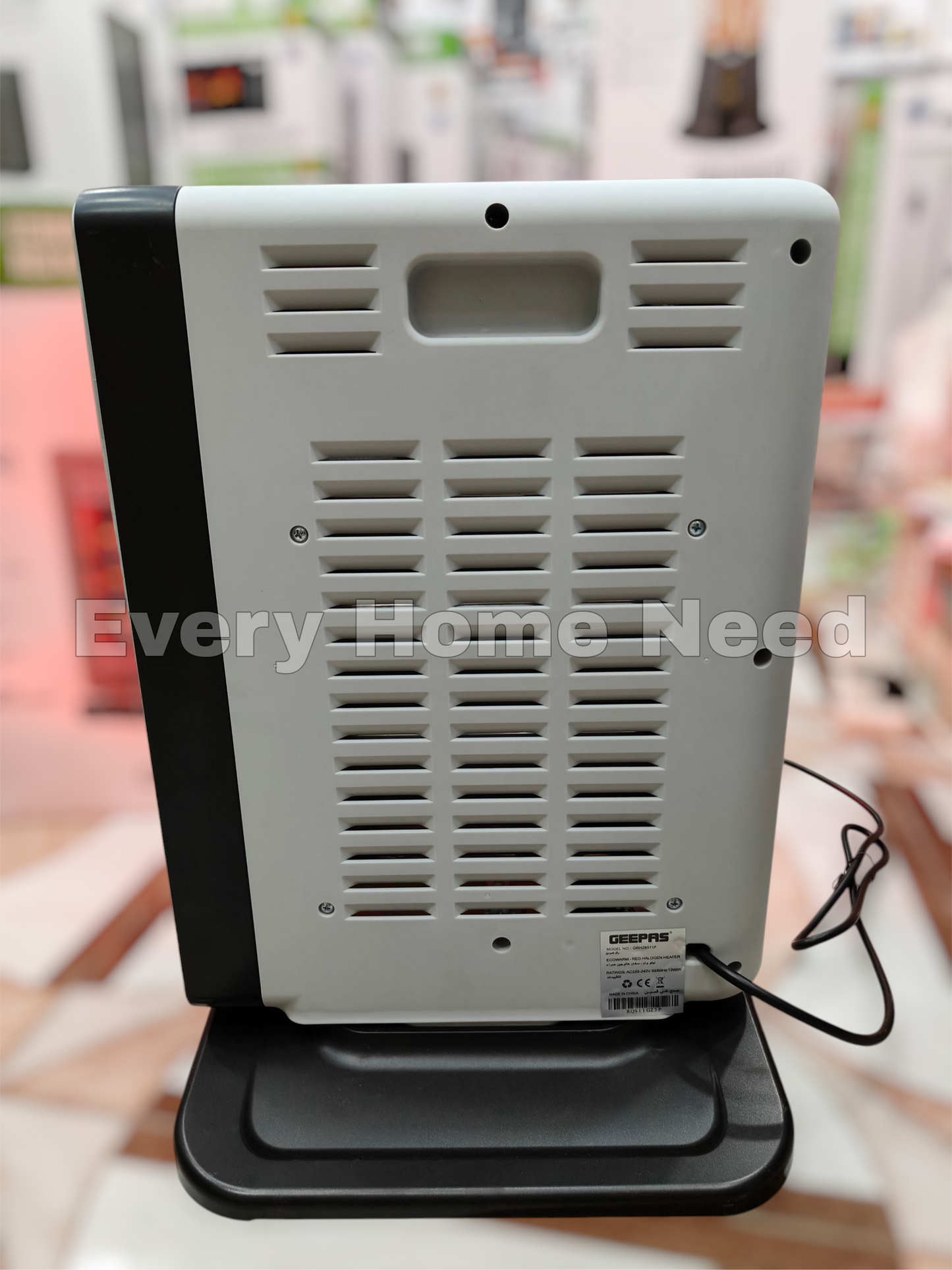 Geepas Red halogen heater 28511