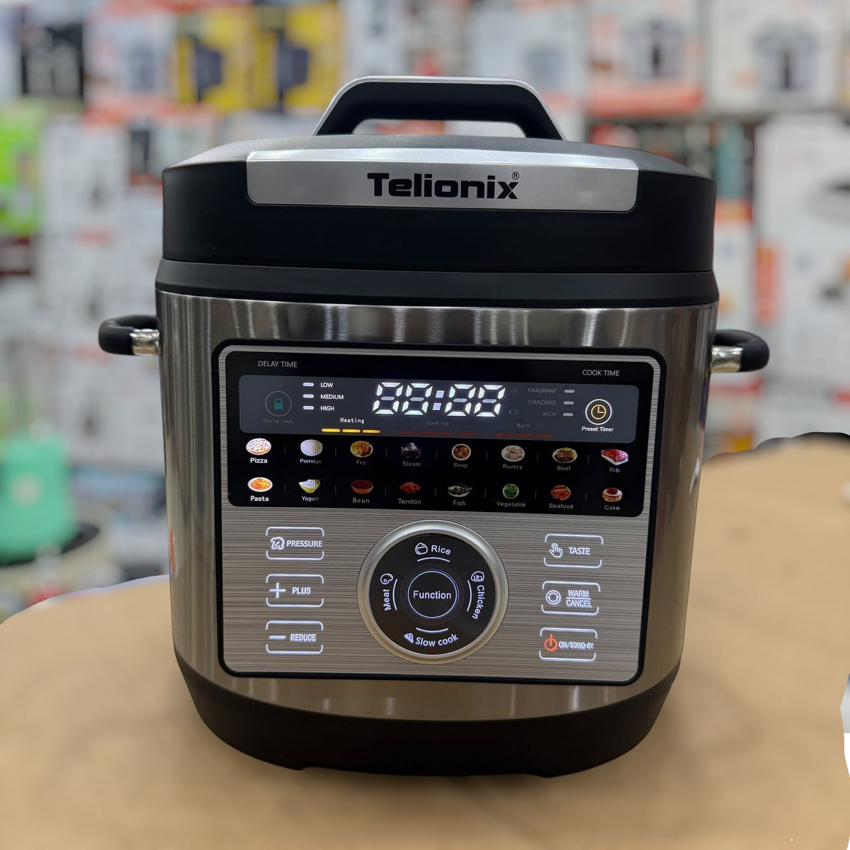 Telionix Digital electric Pressure Cooker 6-Litres Capacity TPC3675
