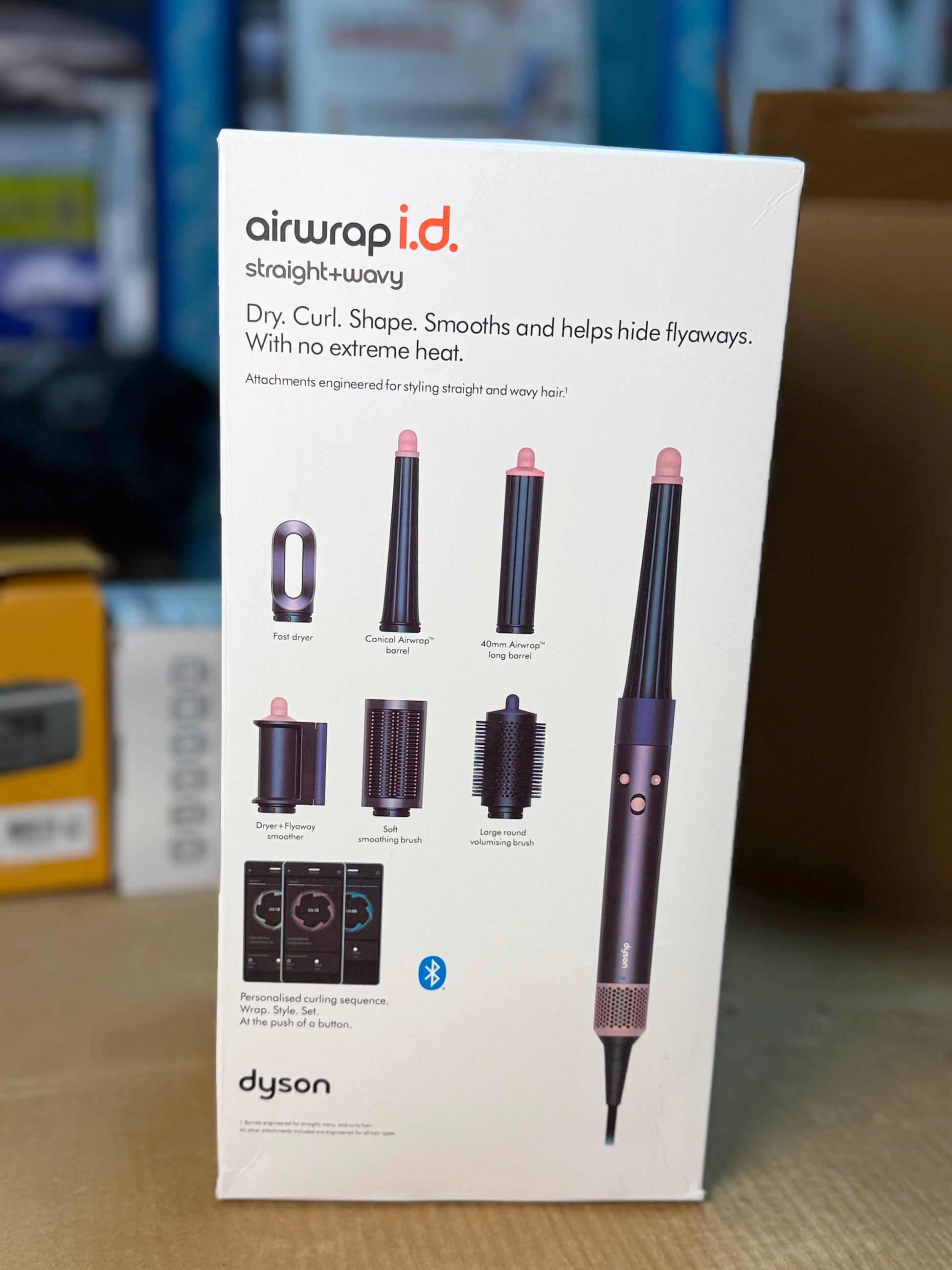Airwrap HS08 multi-styler in blush pink color