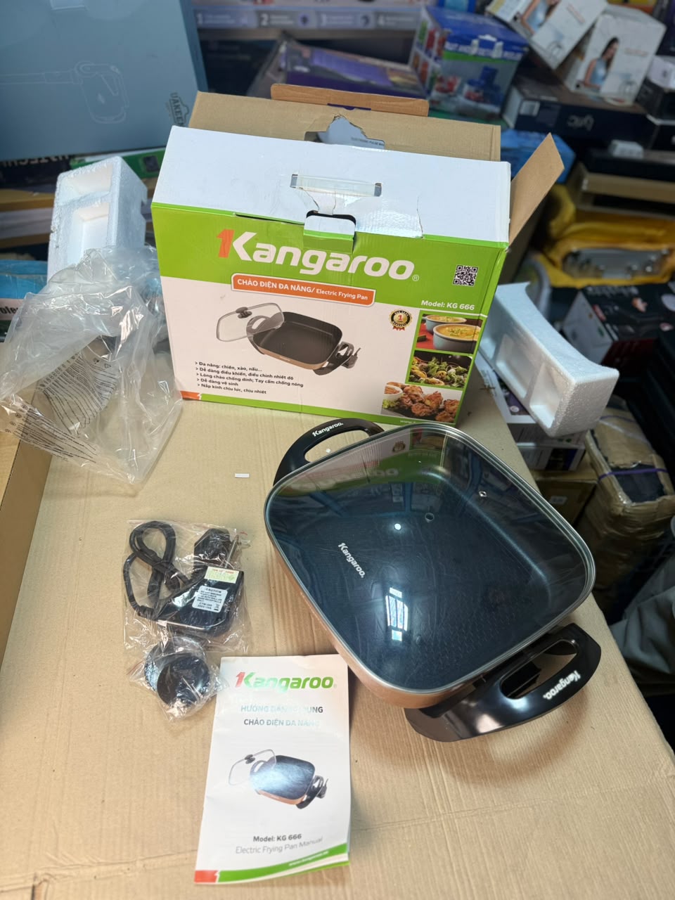 Kangaroo Electric Frypan kg-666