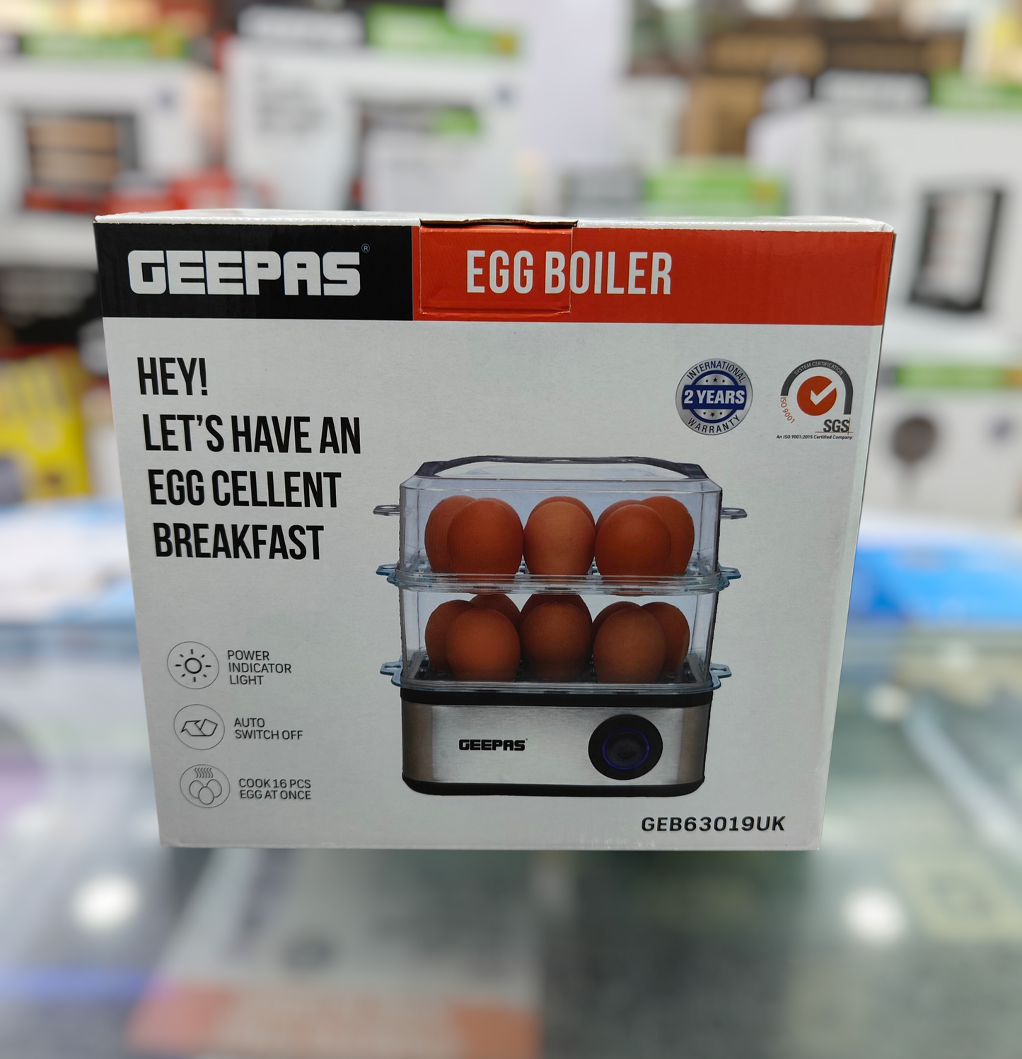Geepas 16pc Egg Boiler GEB-63019
