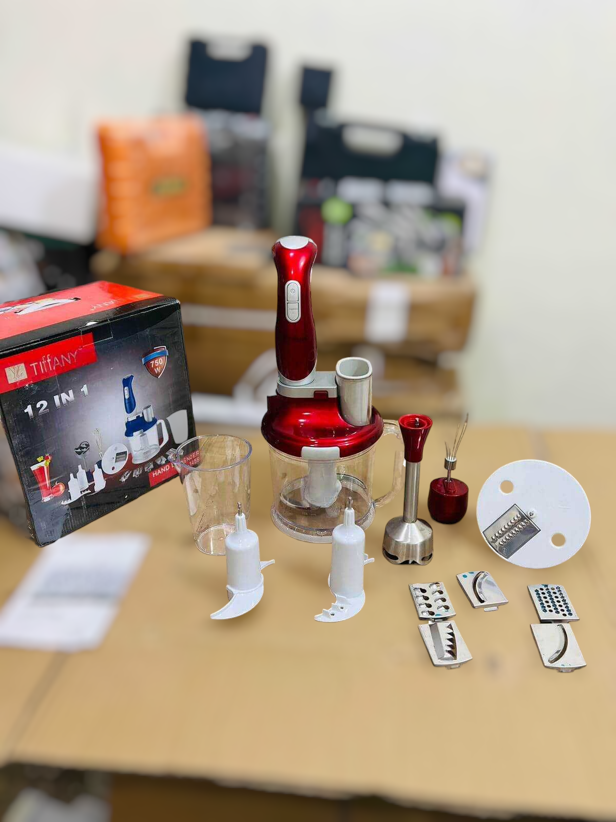 Italy Lot 12 in 1 Tiffany Hand Blender Set YL_1459