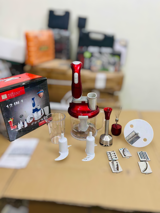 Italy Lot 12 in 1 Tiffany Hand Blender Set YL_1459