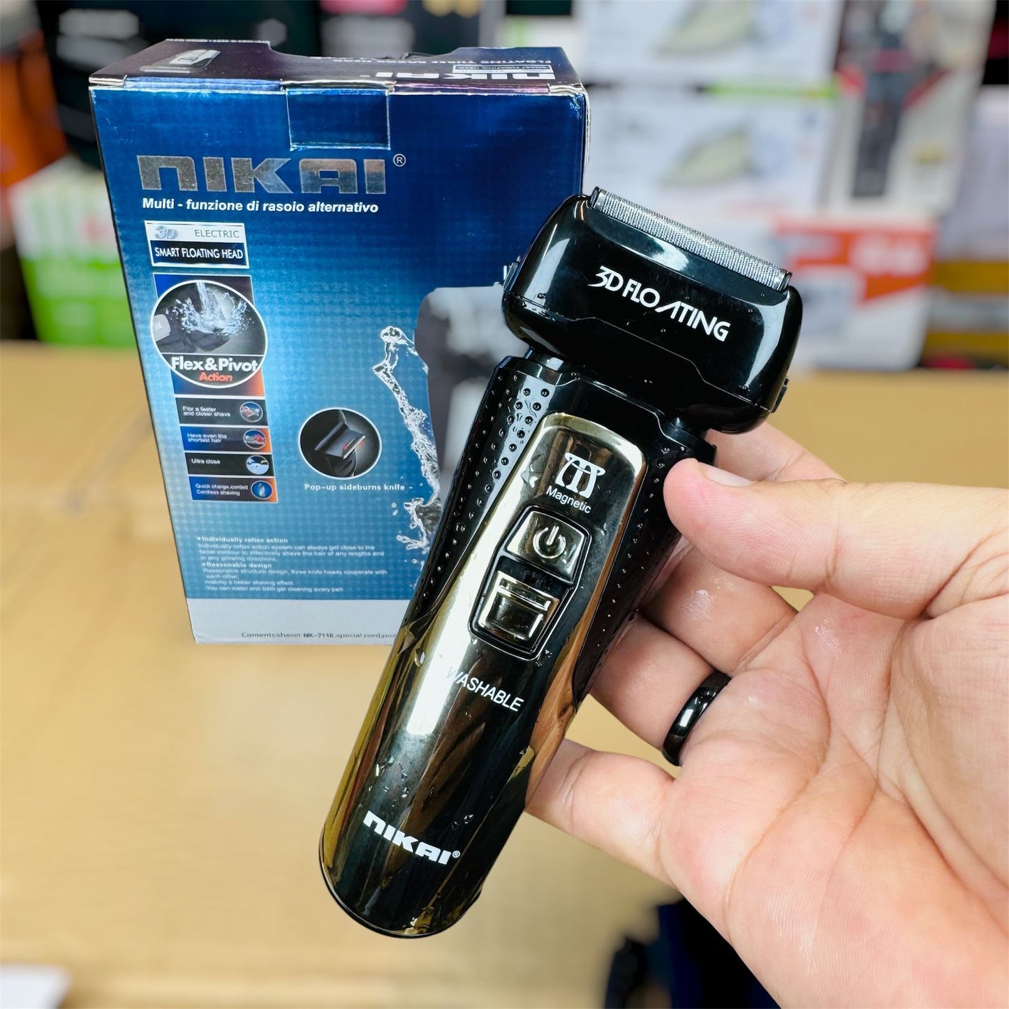 Nikai 3D Washable Shaver main view