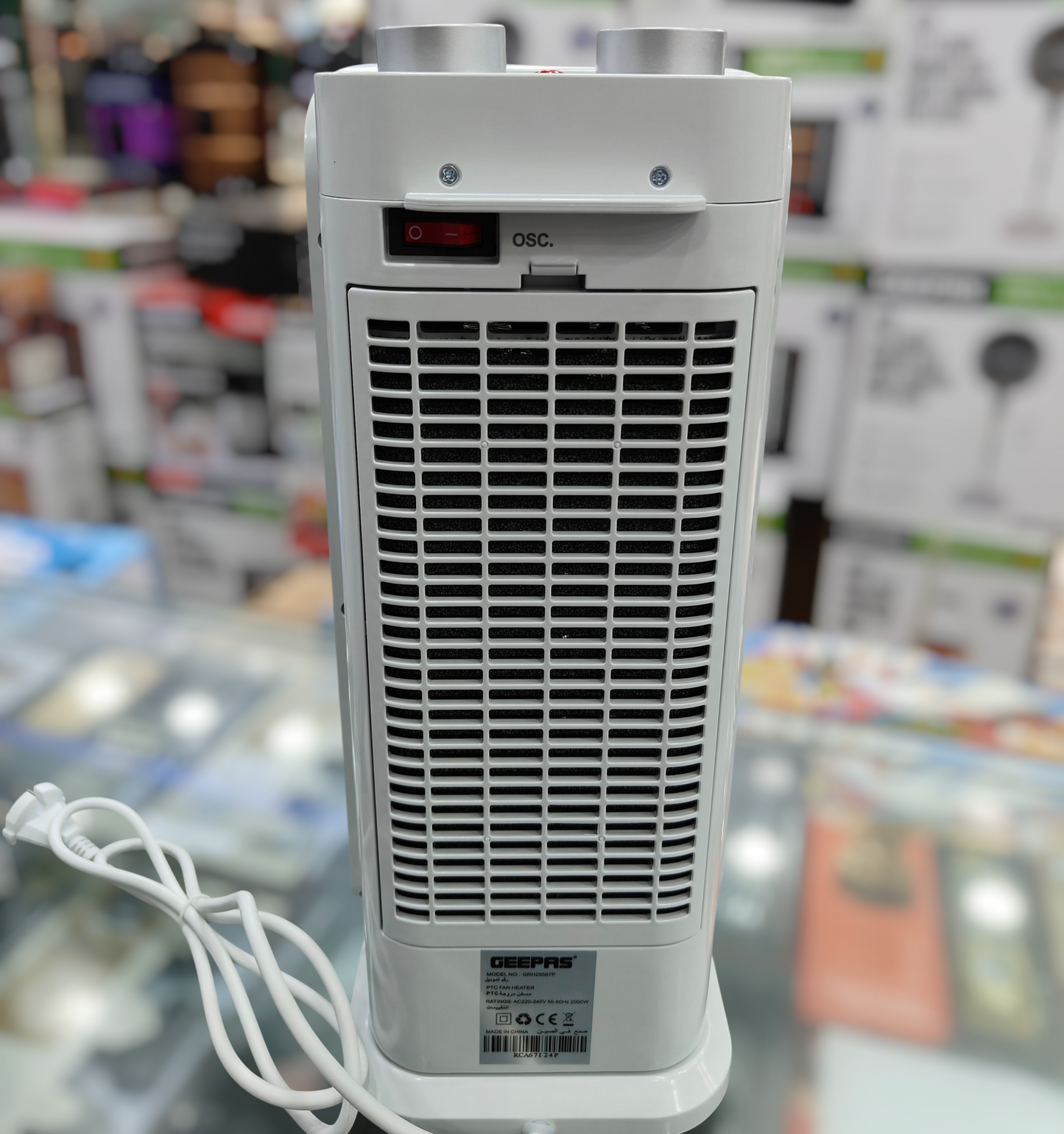 Geepas PTC ceramic blower heater GRH 28567