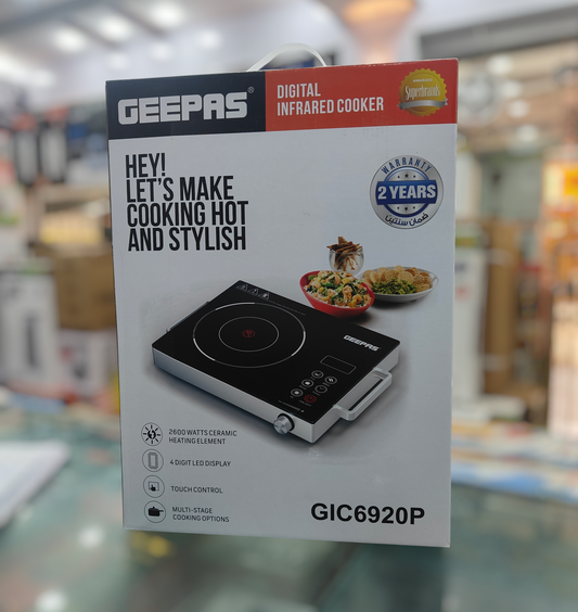 Geepas Digital hot plate Infrared Cooker GIC6920