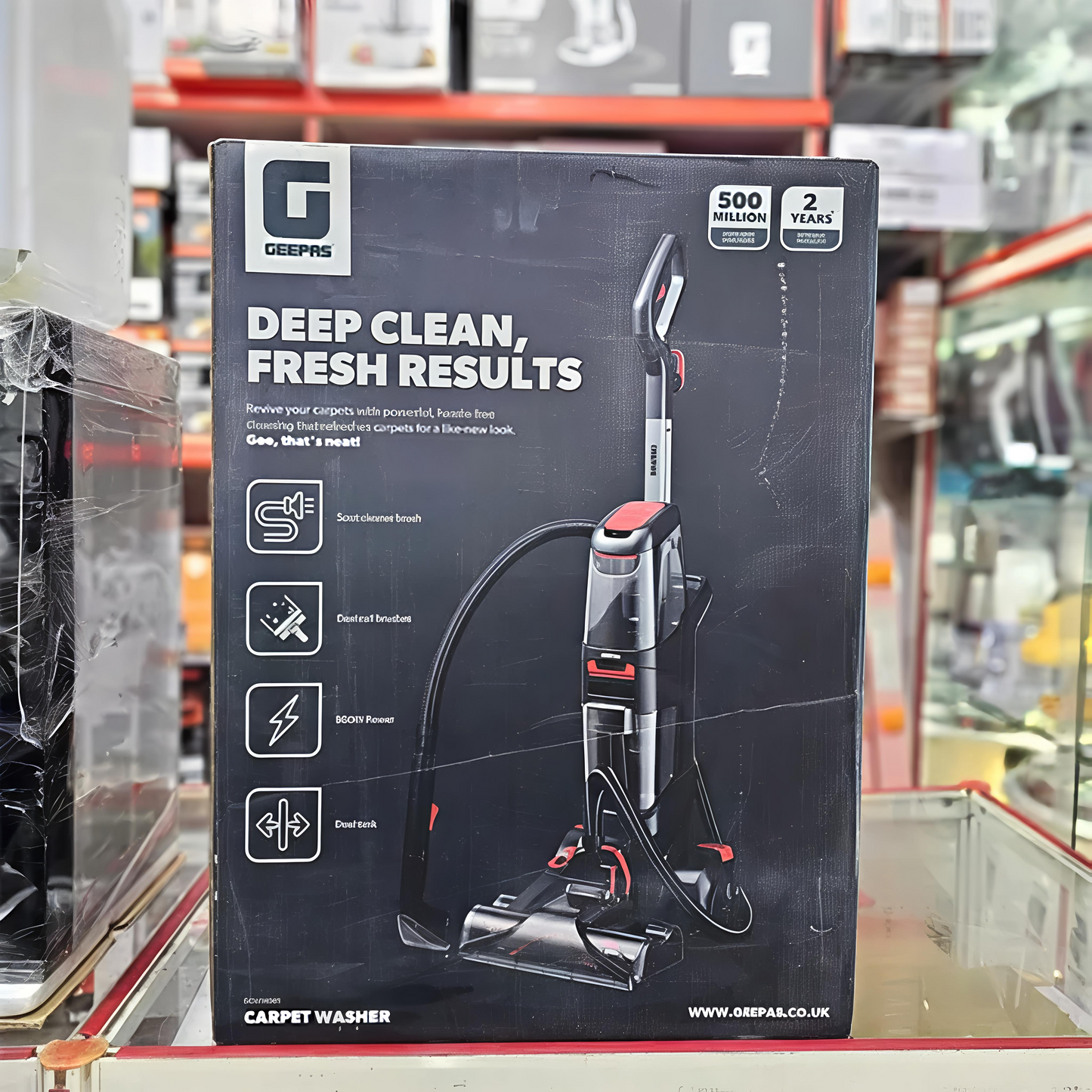 Geepas Carpet Washer & floor cleaner GCW19060