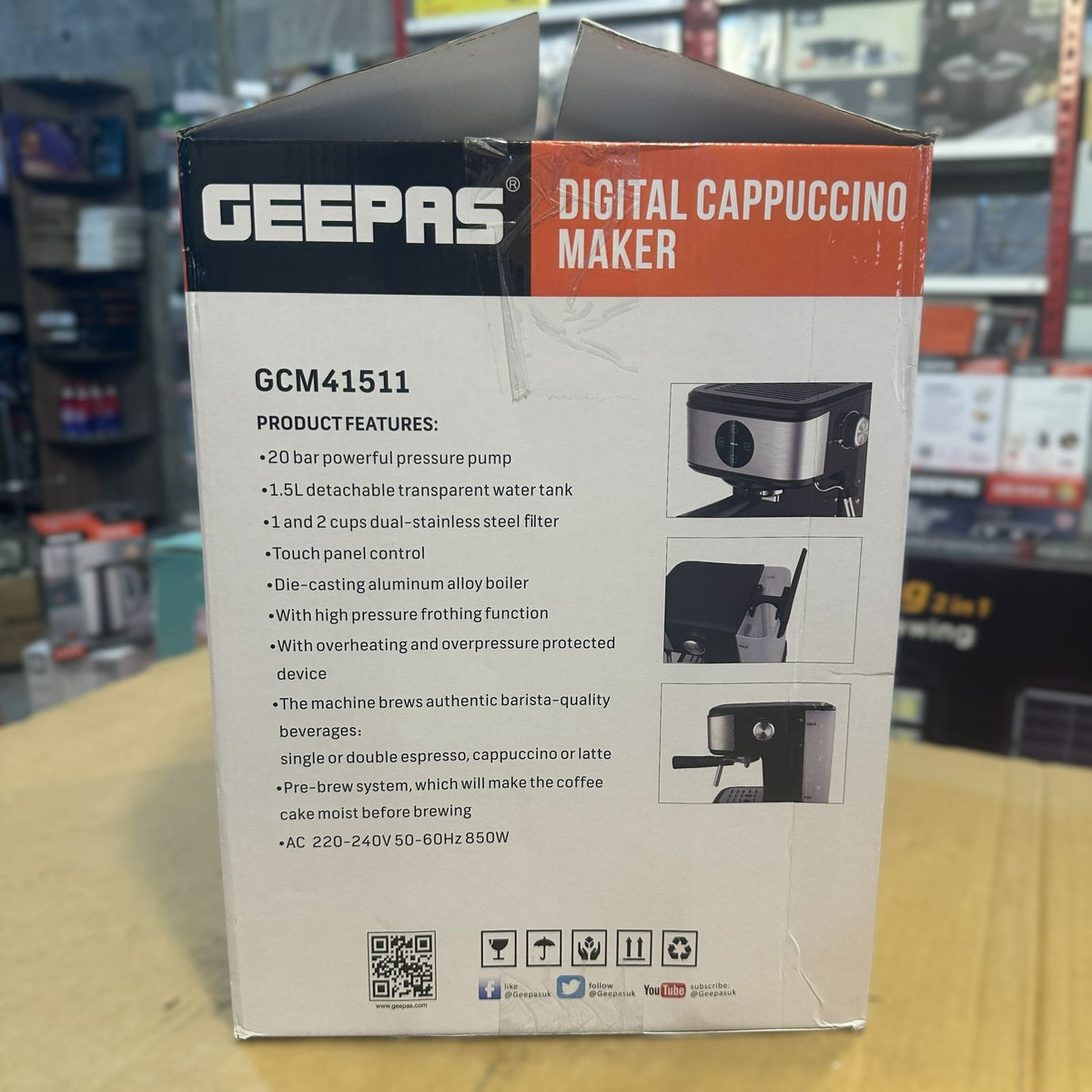 Geepas Digital Coffee Maker 41511