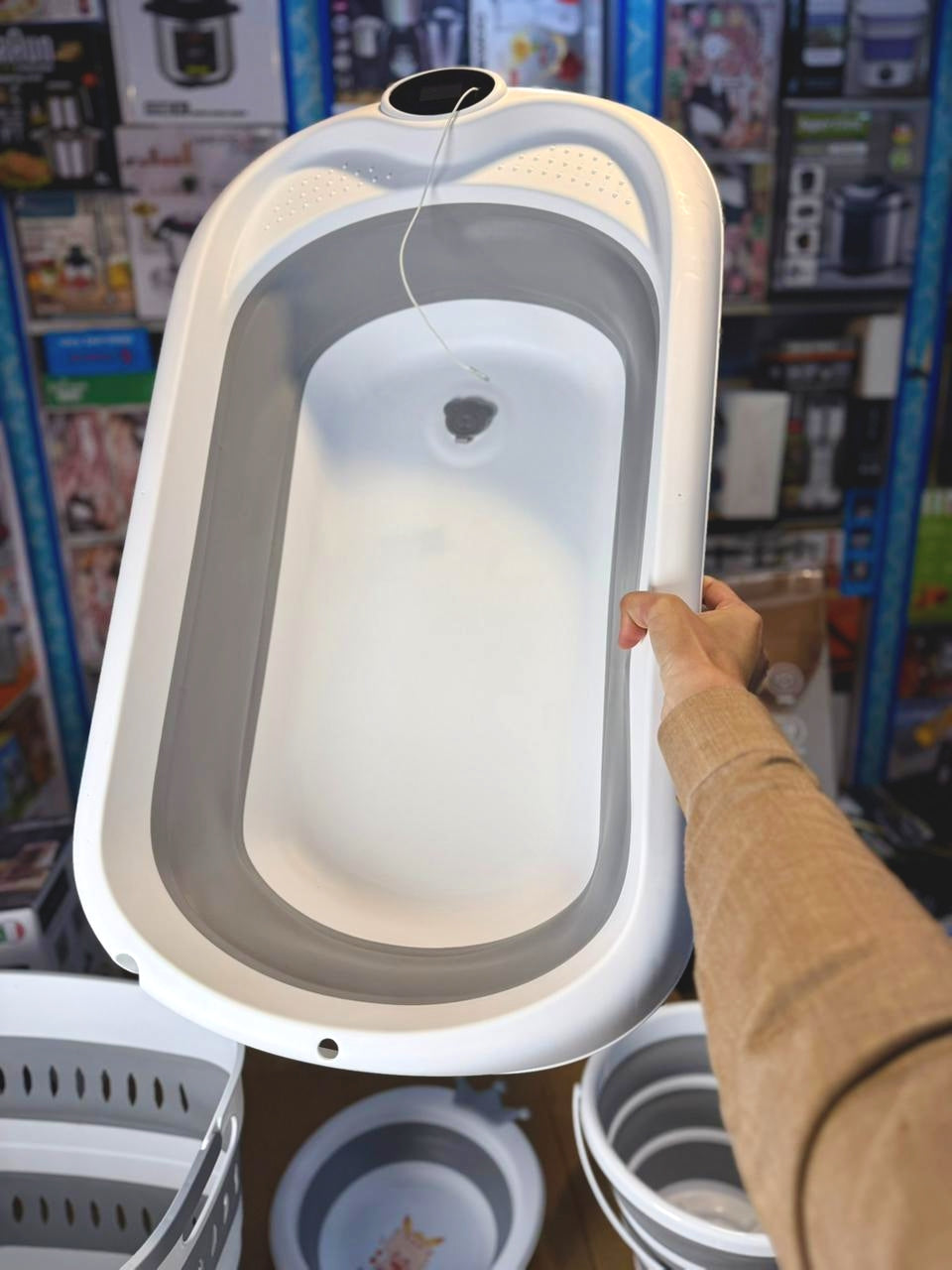 Baby Foldable Bathtub Set