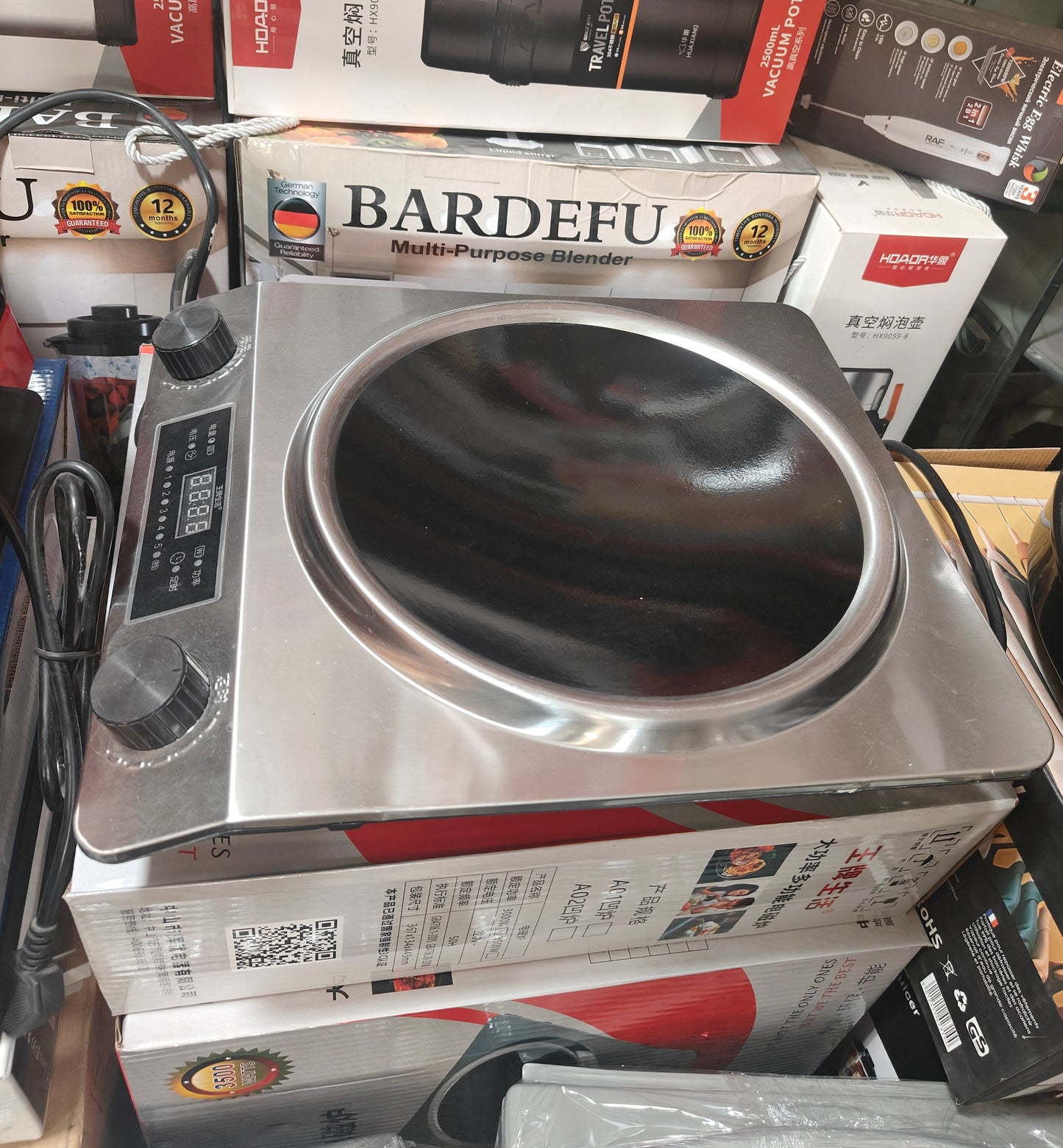 Portable Induction Cooker,  Countertop, Single Burner, Efficient Touch Control Panel