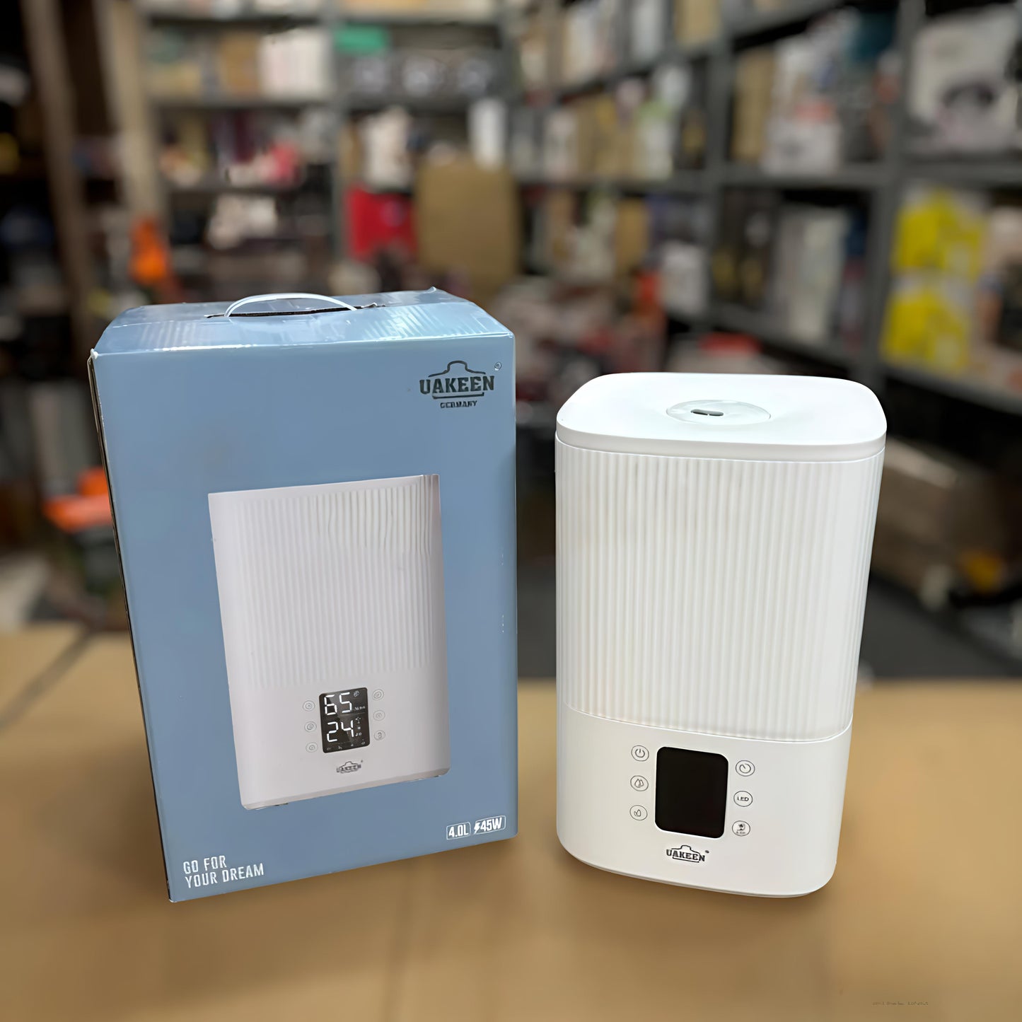 Uakeen 4L Ultrasonic Humidifier German Lot