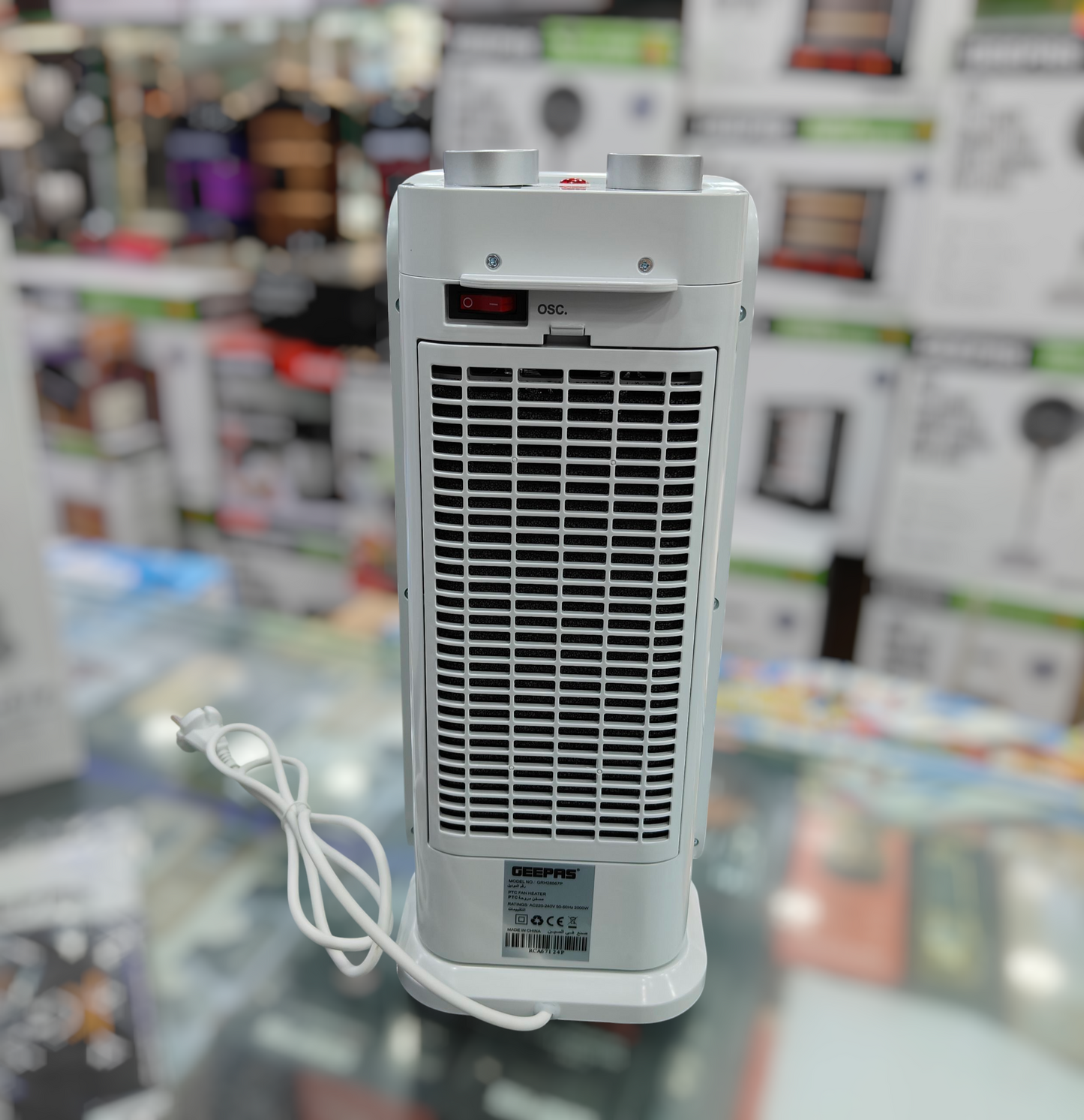 Geepas PTC ceramic blower heater GRH 28567