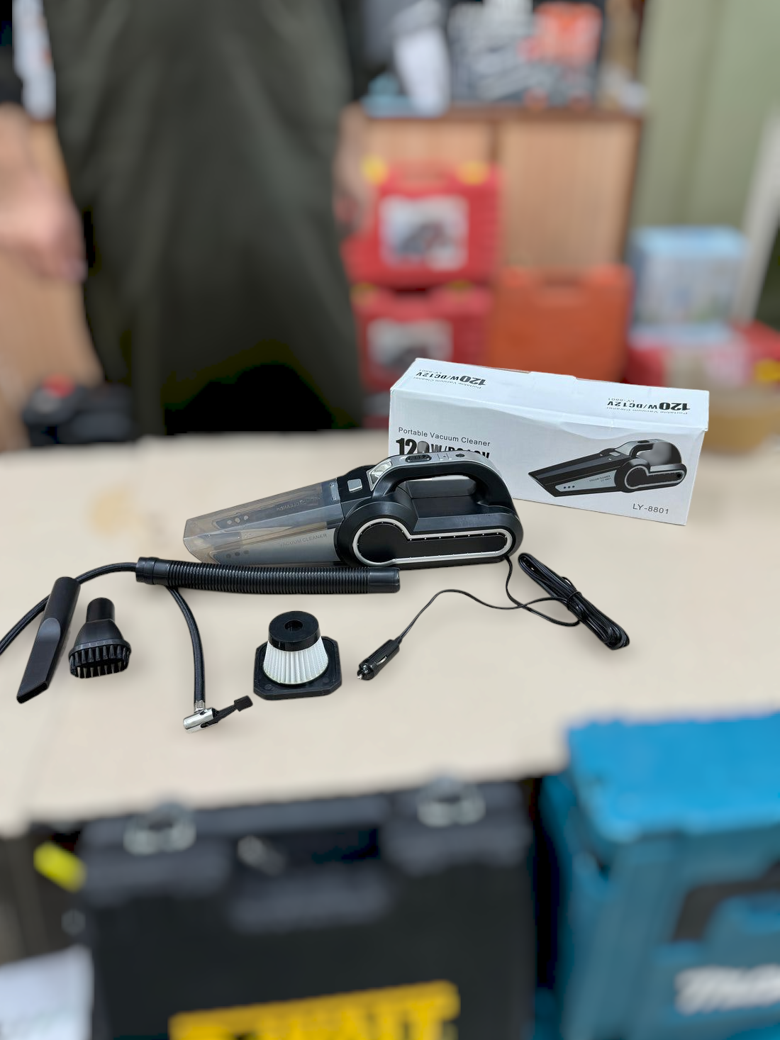 Amazon lot 2 in 1 tire inflator & vacuum cleaner