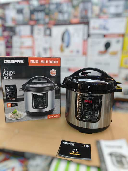 Geepas 8L Digital Multi Cooker ( pressure cookerp